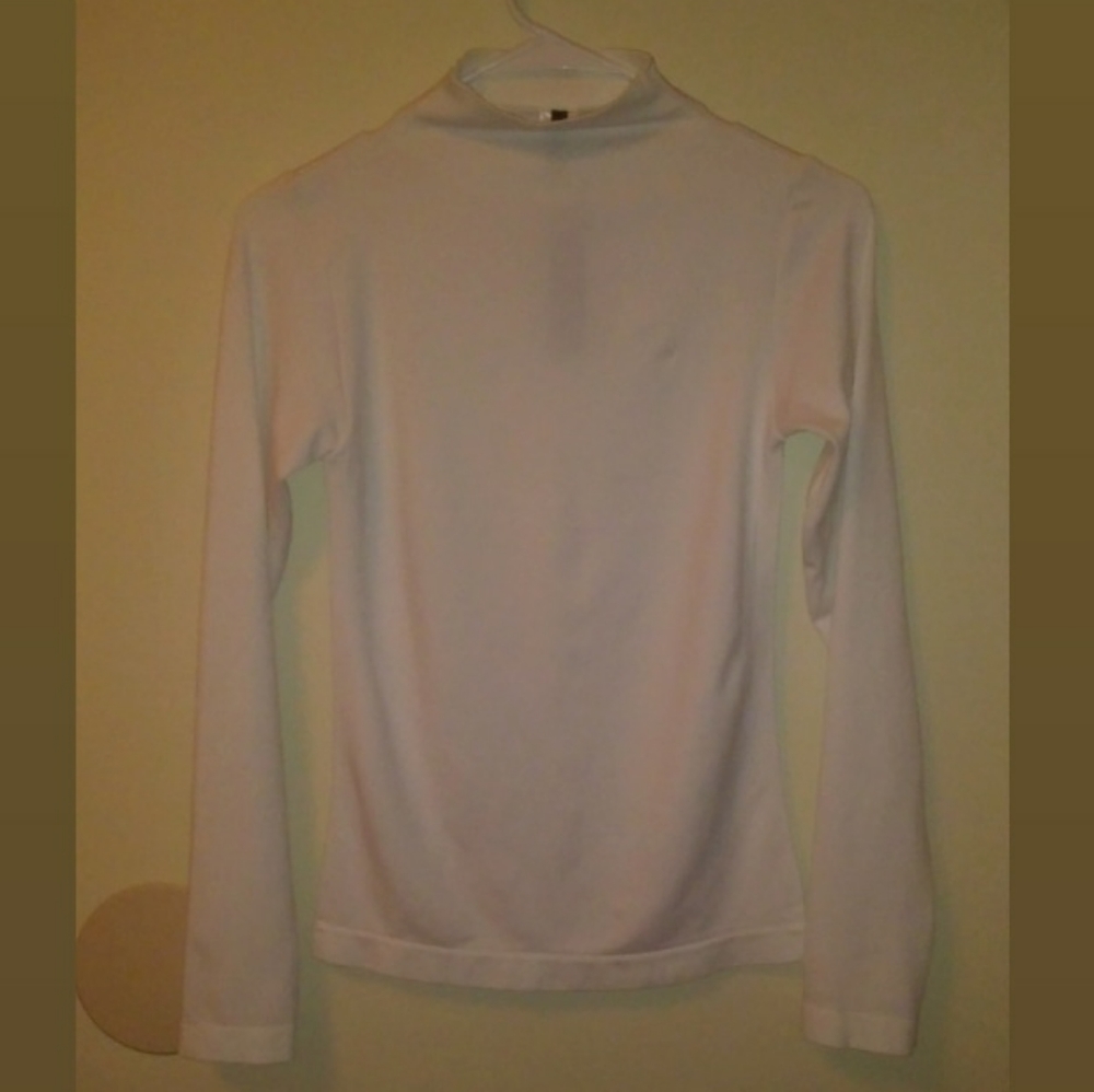 White turtleneck shirt
